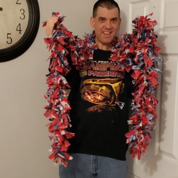 NFL Christmas- Garland -Holiday 8 foot handmade Christmas color: Multi-color - Picture 1 of 11